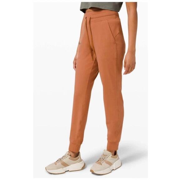 Lululemon Size 4 Ready to Rulu‎ Jogger 28" In Desert Sun Clay Drawstring Buttery - Picture 1 of 12